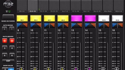 midas m32 app